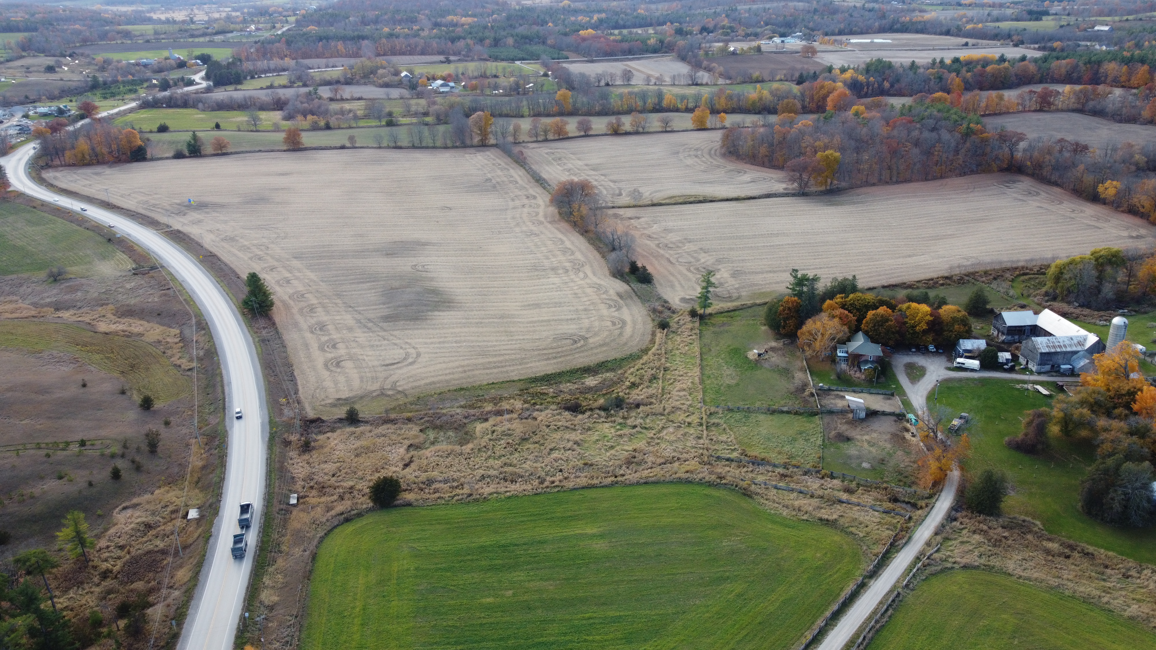 Aerial view of the Campus of Care site